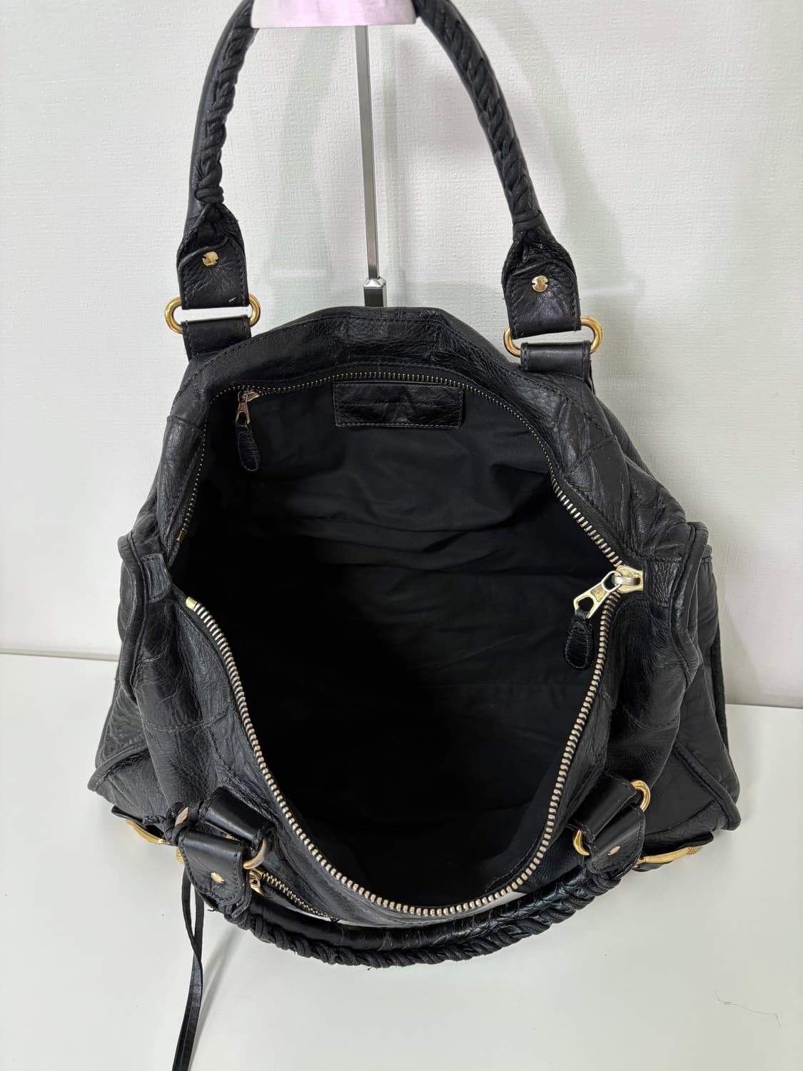 발렌시아가 자이언트 워크 모터백 금장 상품이미지6