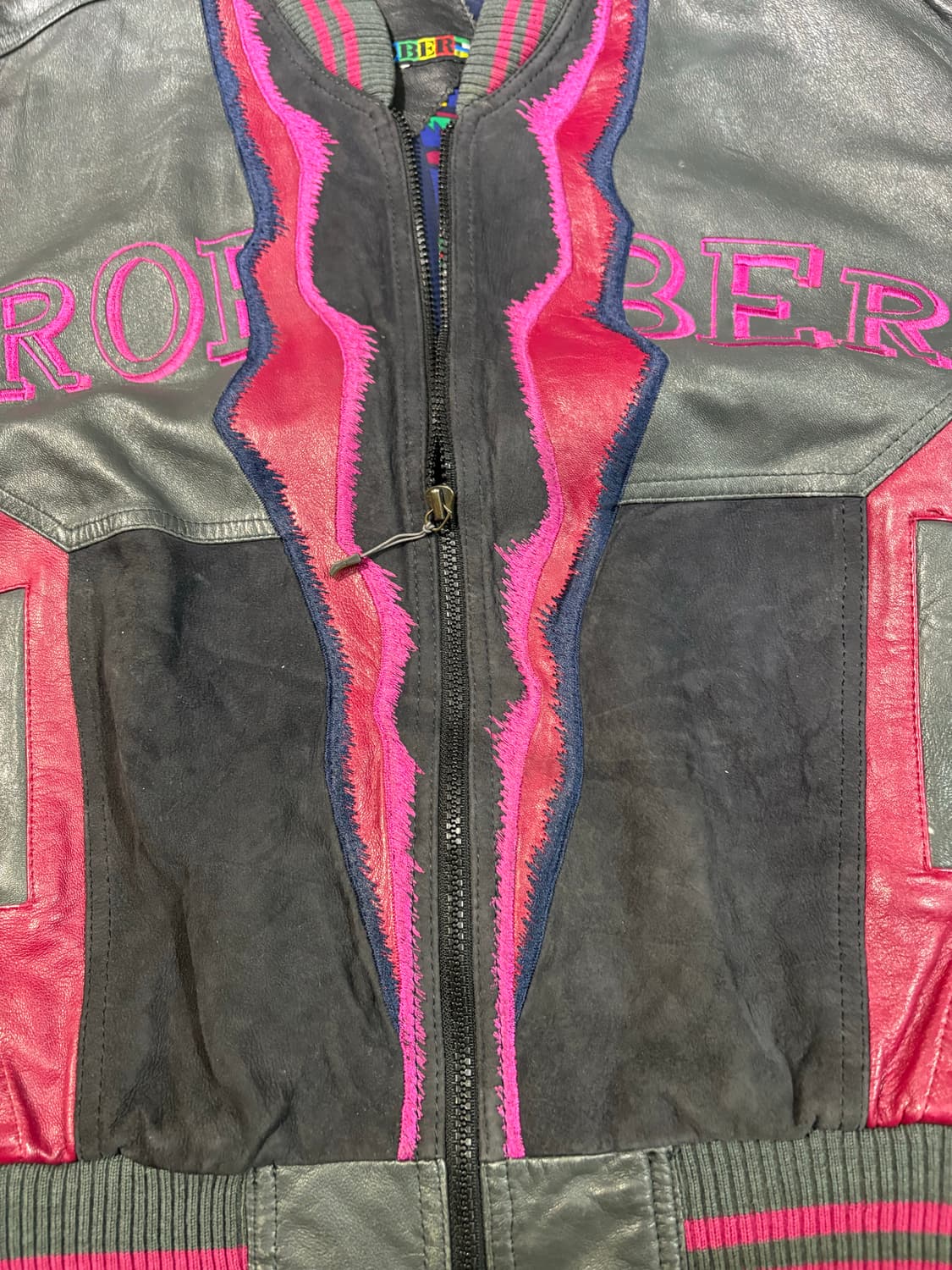 빈티지 ROBER 양가죽 봄버자켓 상품이미지5