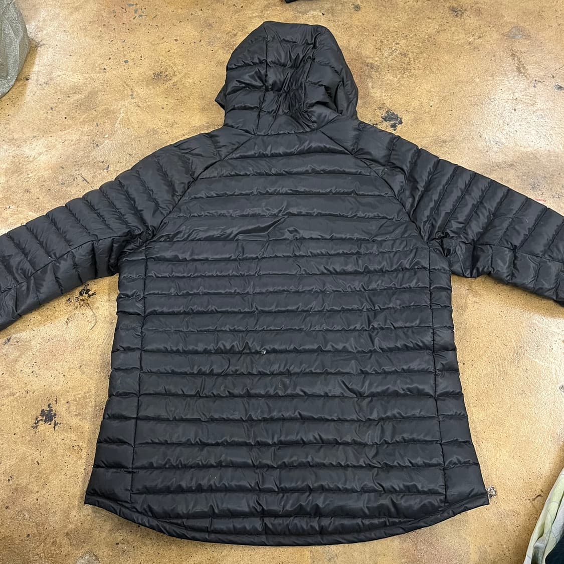[정품/XXL] 나이키 블랙 후드 패딩 점퍼 b14 상품이미지4