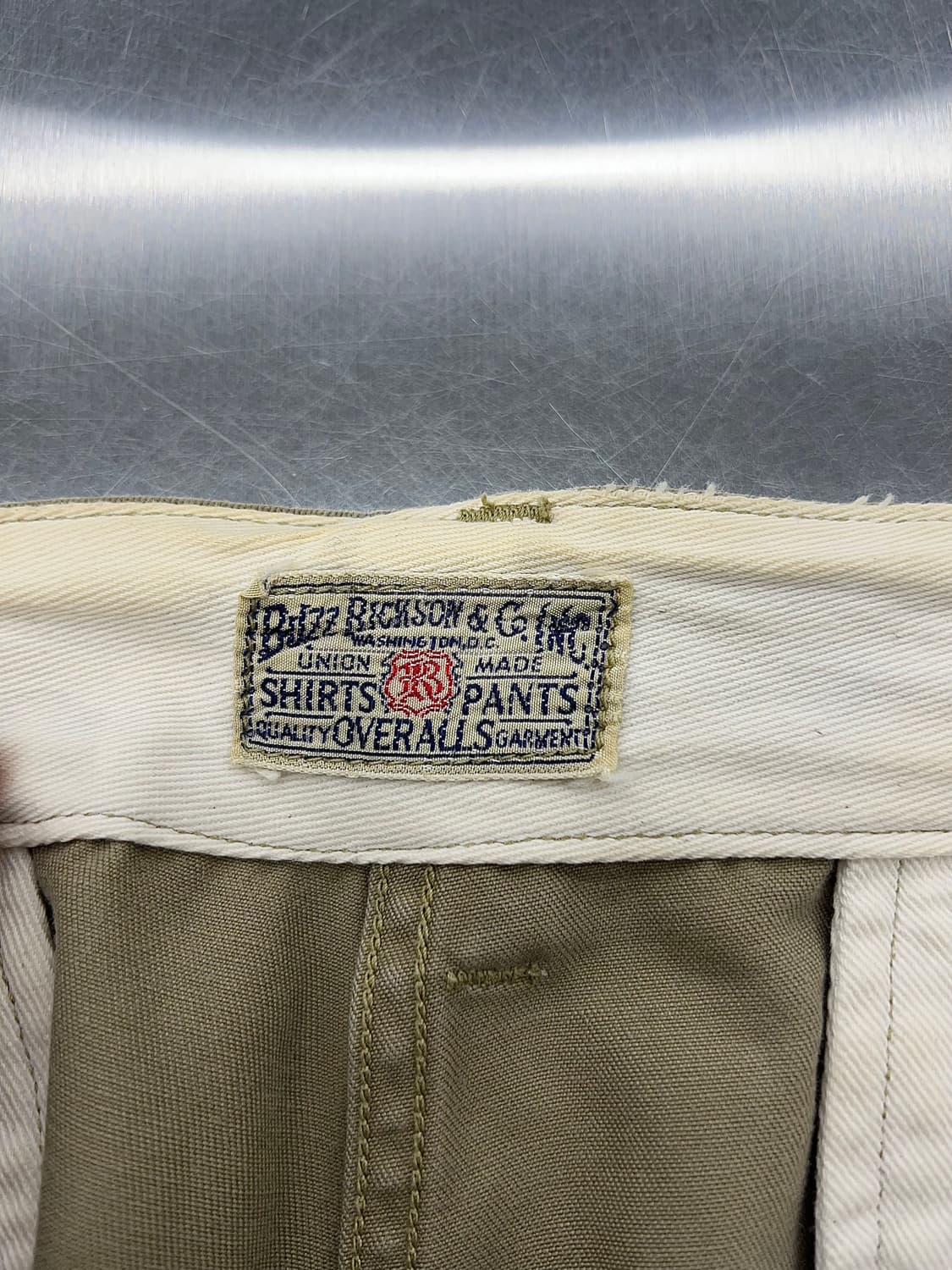 버즈 릭슨 오리지널 스펙 원 워시 베이지 치노 팬츠 상품이미지7