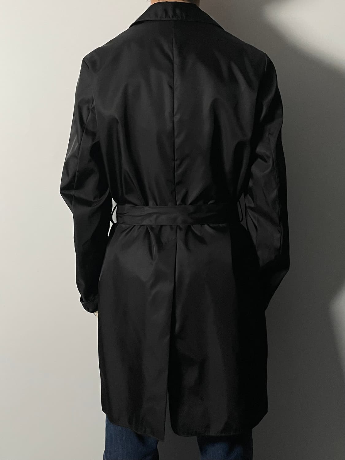 프라다 리나일론 벨티드 트렌치 코트 (on.127)   상품이미지3