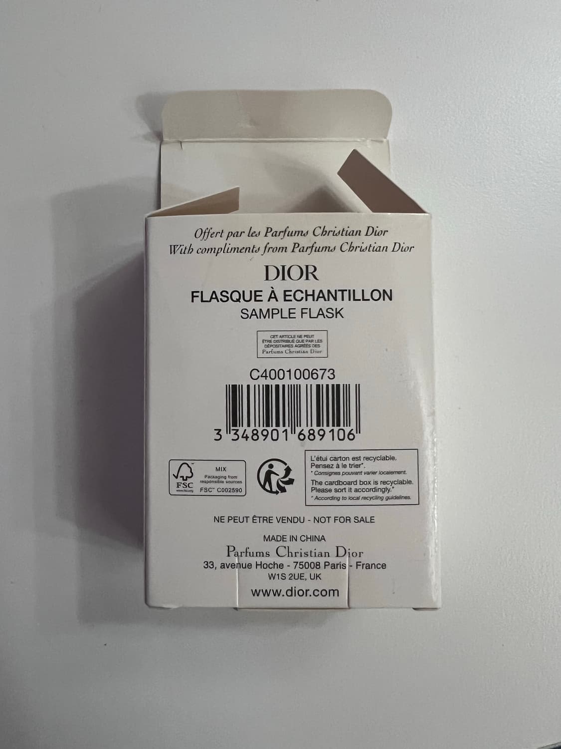 디올 소바쥬 향수 플라스크 상품이미지5