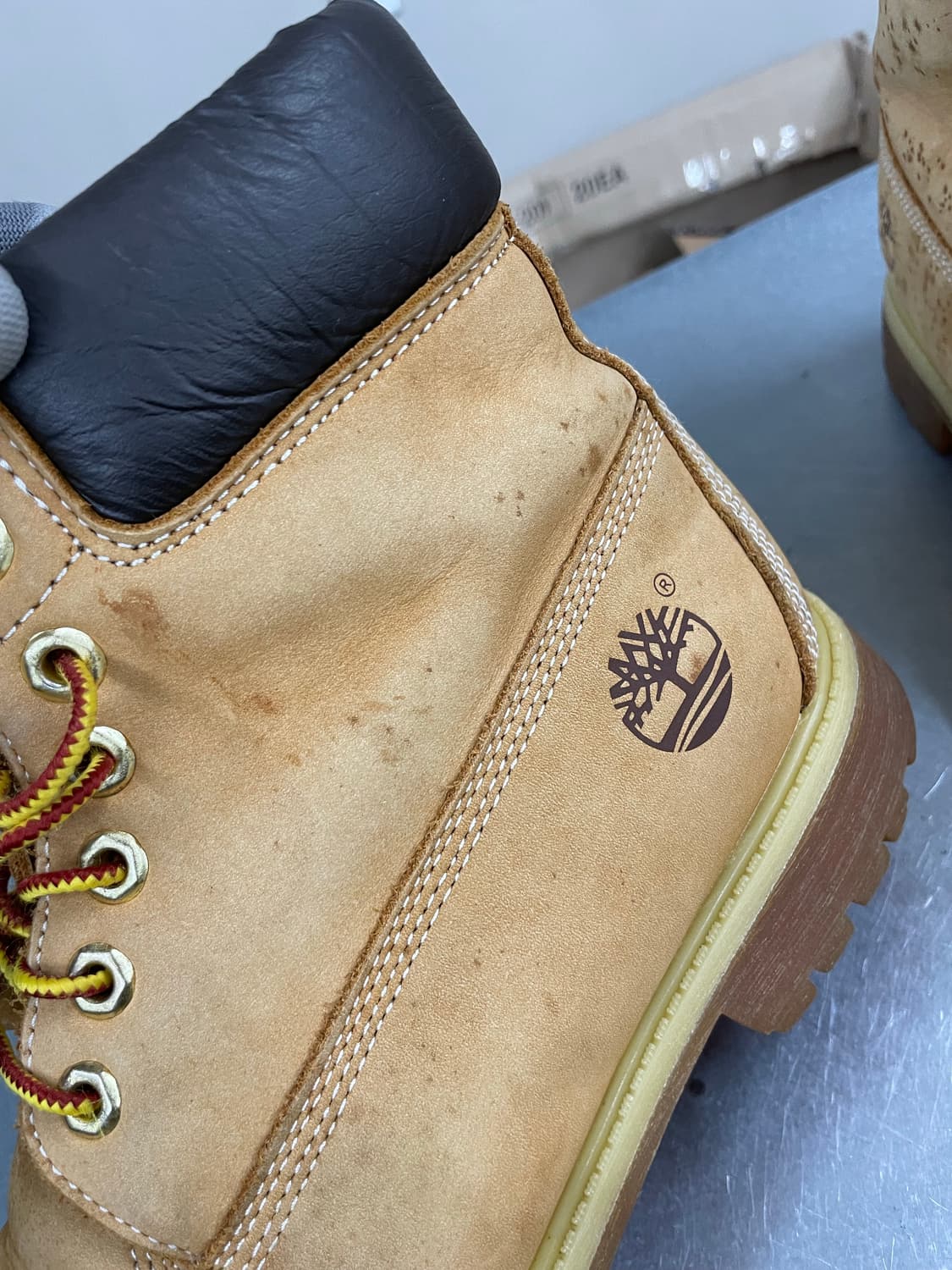 팀버랜드 6인치 부츠 US7 (gr-3765) 상품이미지10