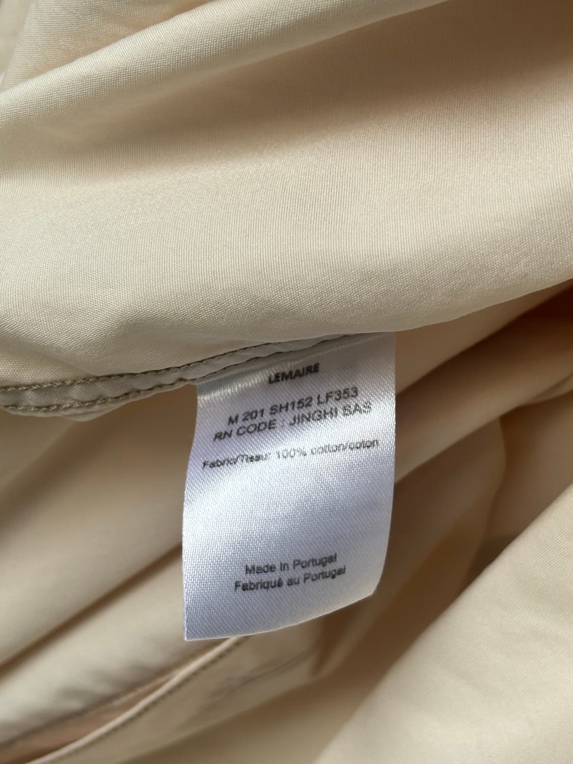 르메르 20ss 레귤러 카라 셔츠  상품이미지5