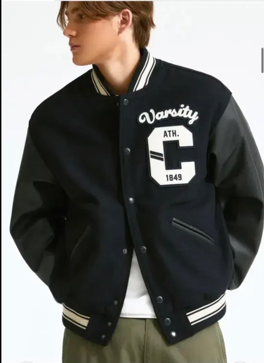 후아유 바시티자켓 L 상품이미지2