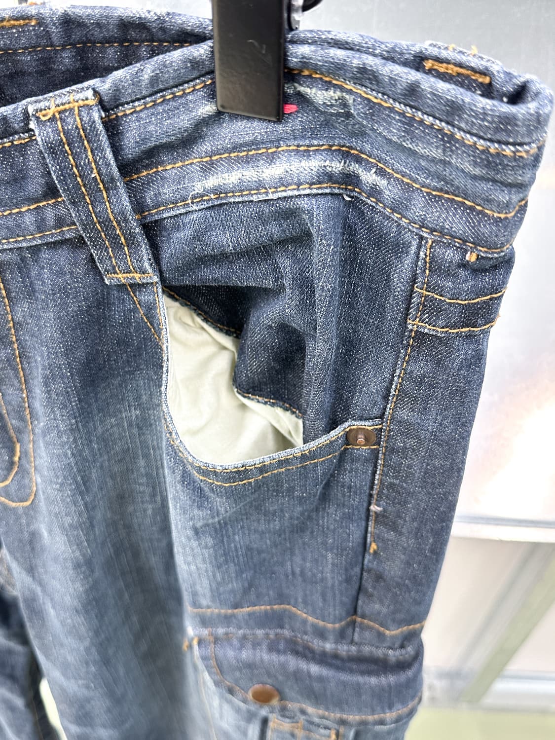 vintage denim cargo pants 상품이미지5