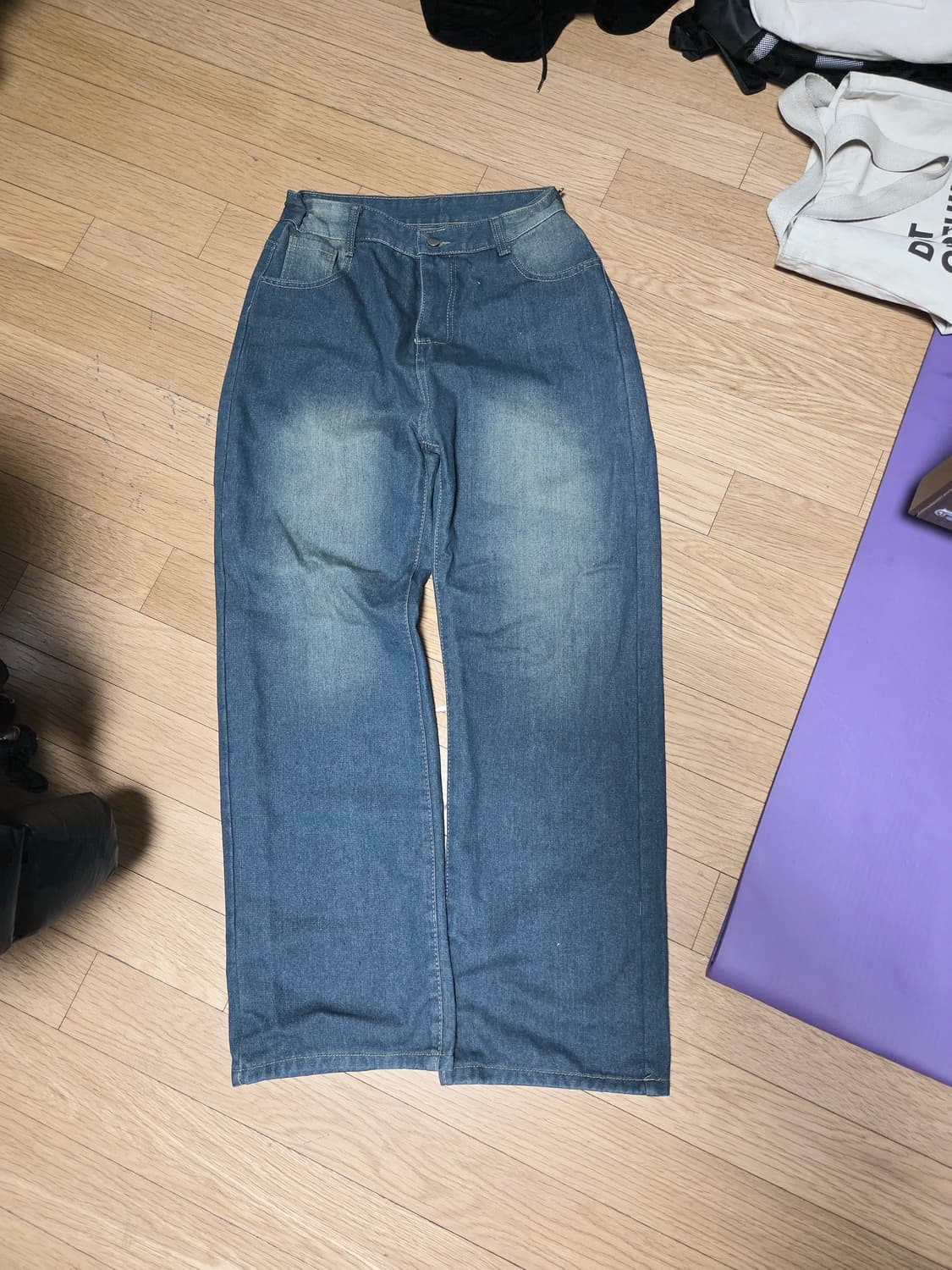 Jeans 자수포인트 데님워싱 청바지 상품이미지3