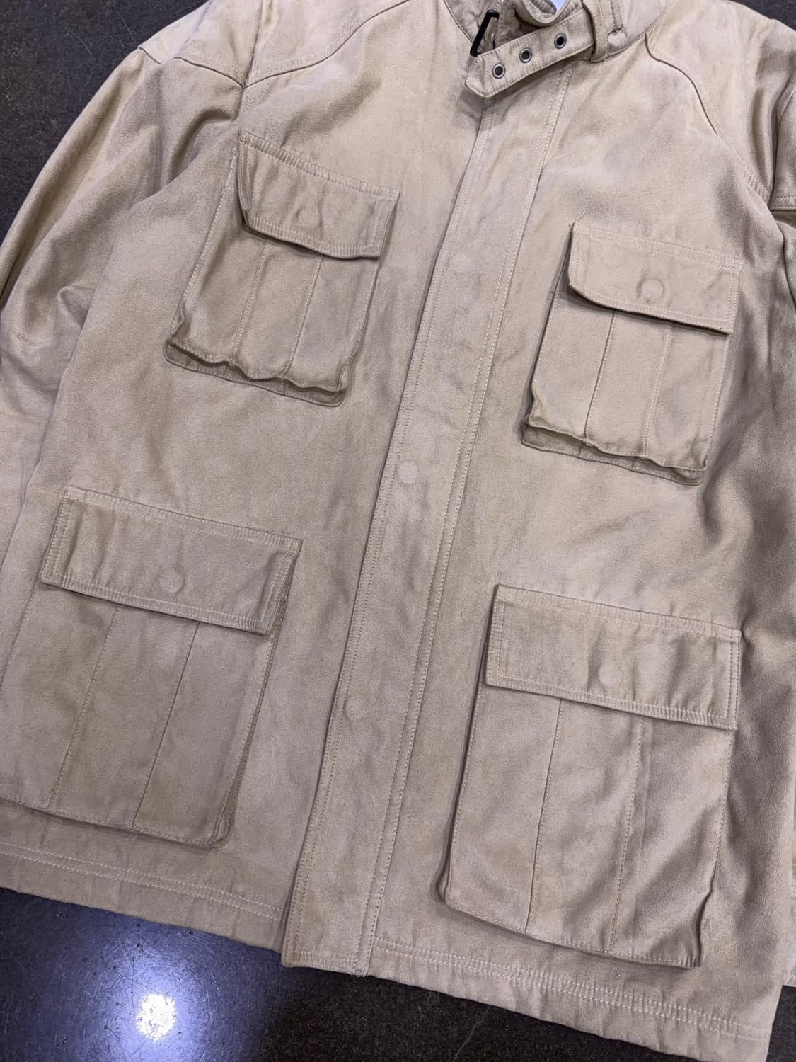 DJ Honda 에코 스웨이드 필드자켓 야상 베이지 L 상품이미지6