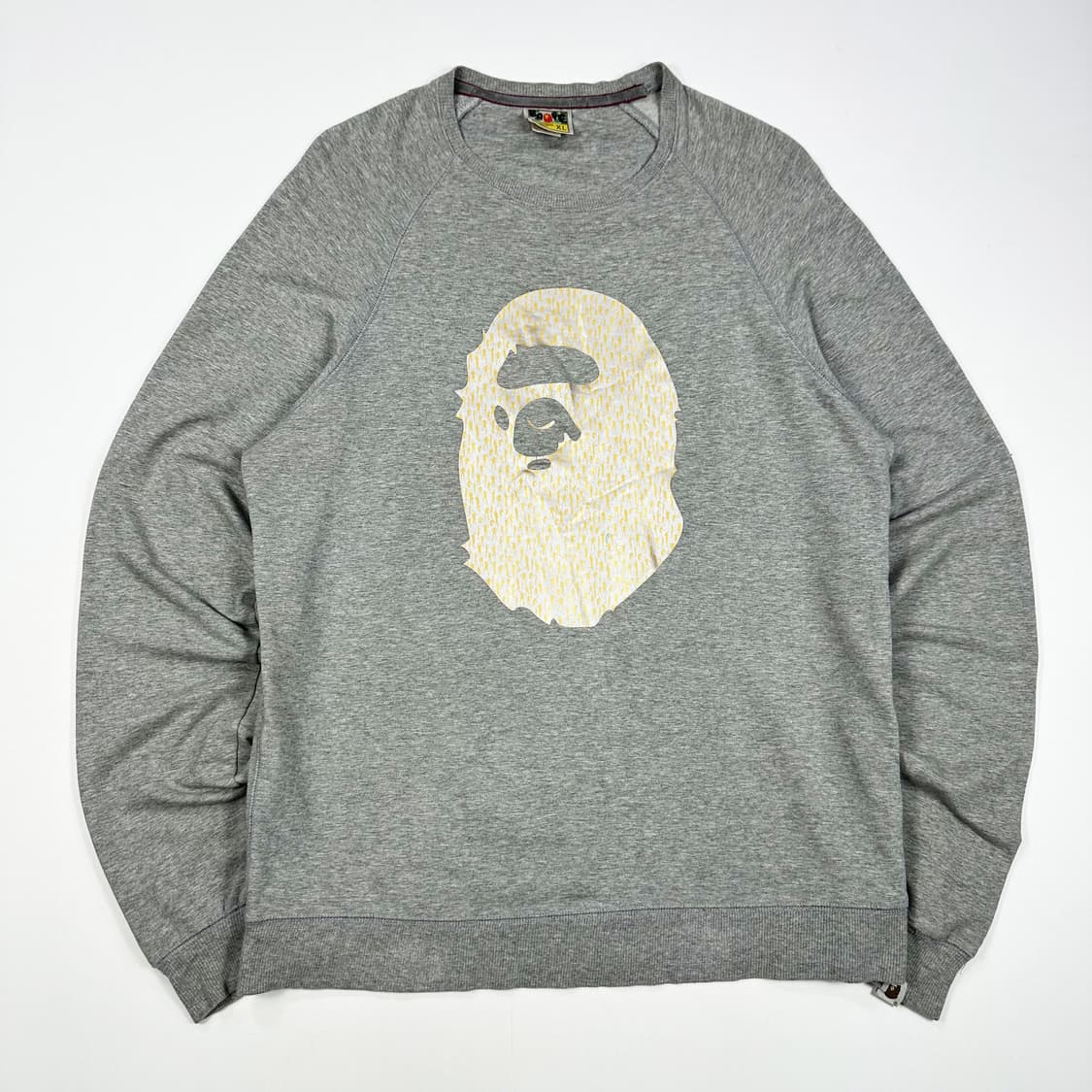 (사용감존재) BAPE 베이프 재팬 빅사루 프린팅 롱슬리브 XL 상품이미지1