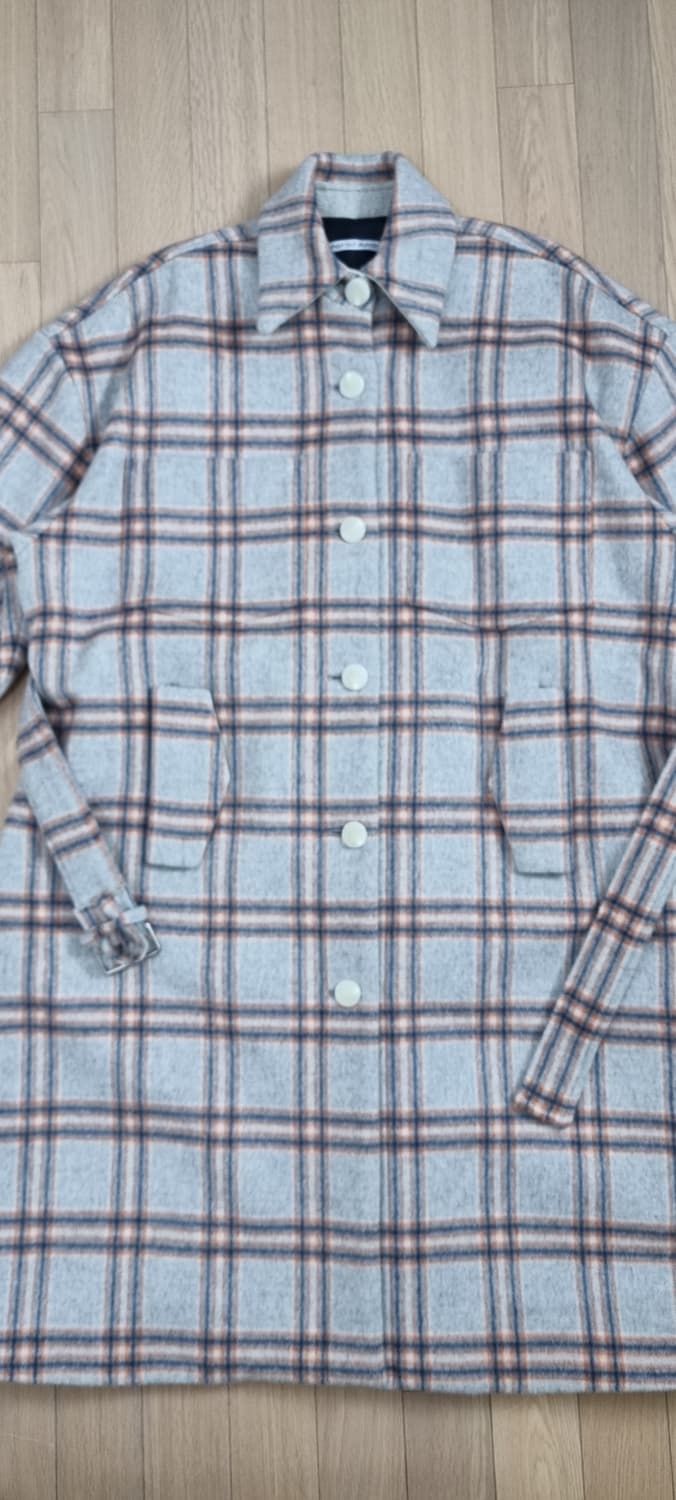 쇼트벗스터닝 한연아 울90% 오버핏  코트 S _ 여성 상품이미지2