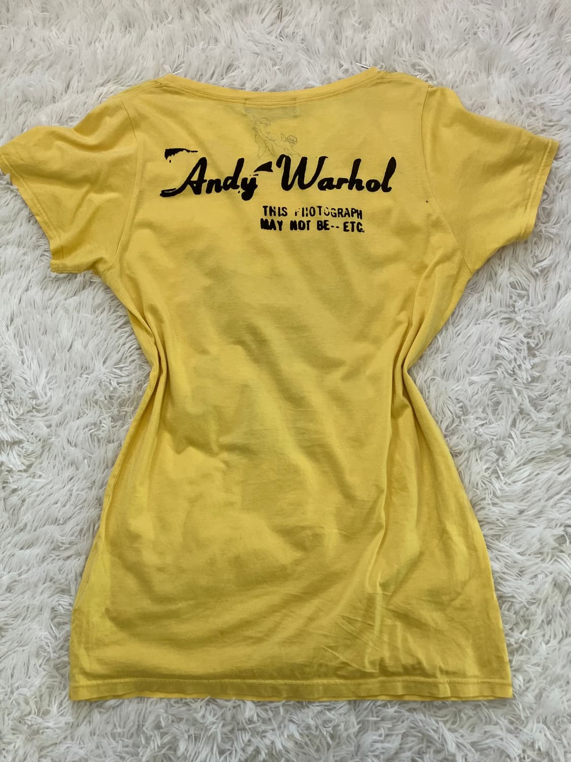 히스테릭 글래머 개나리 엔젤 코크 반팔 1055 y2k 스트릿 갸 상품이미지2