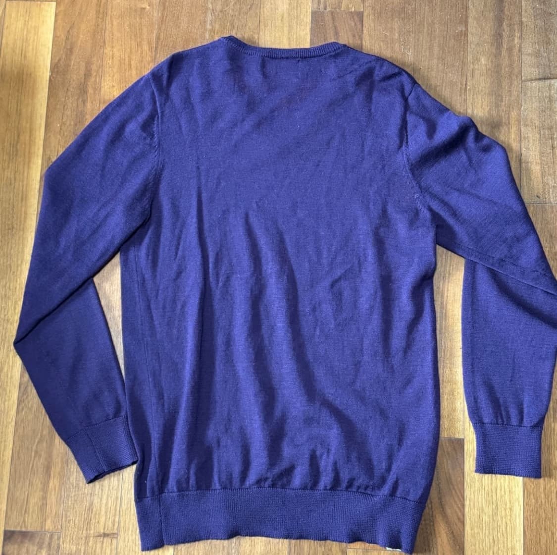 프레드페리 메리노 울 브이넥 니트 상품이미지2