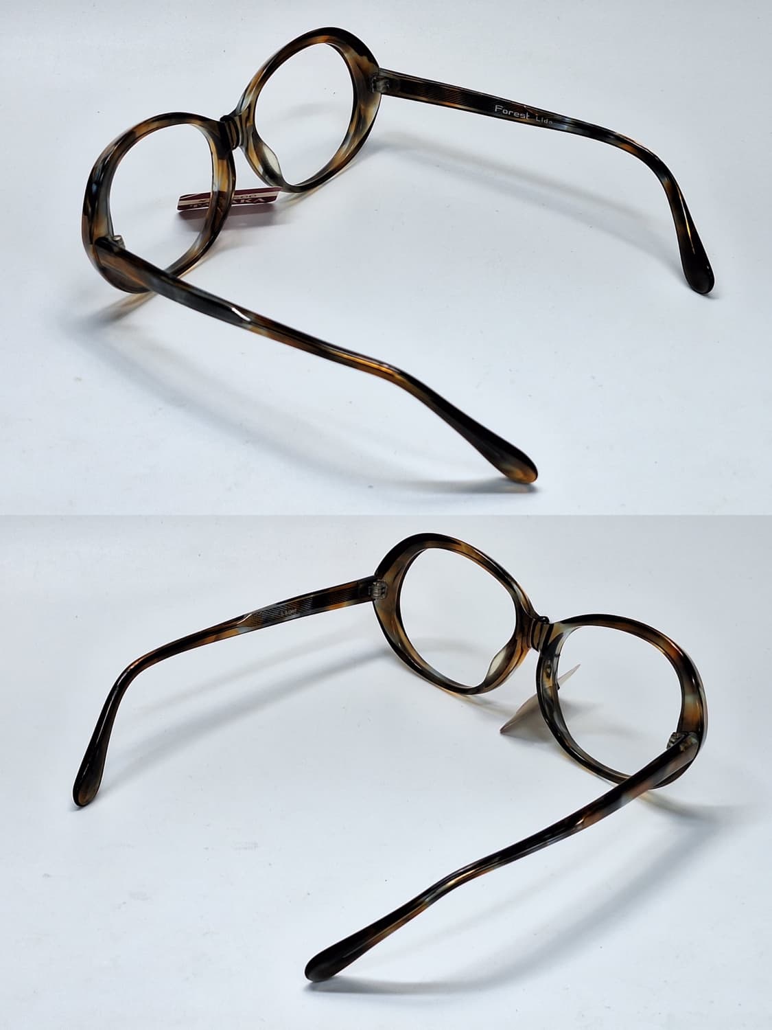 80s 일본 빈티지 데드스톡 미사용/Forest rido 안경테 52mm 상품이미지3