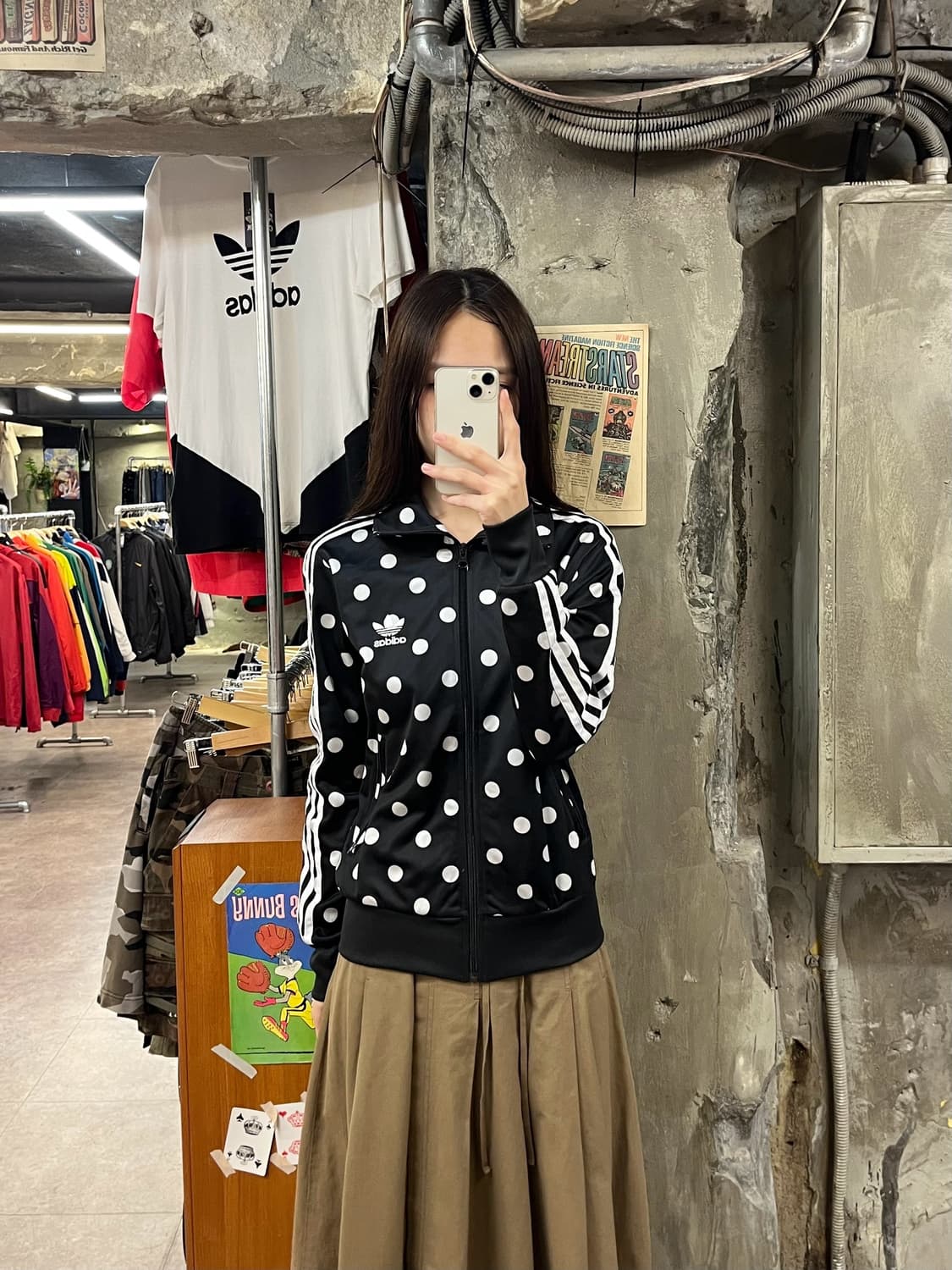 아디다스 파이어버드 도트 져지 블랙 95 #csz1402 상품이미지2