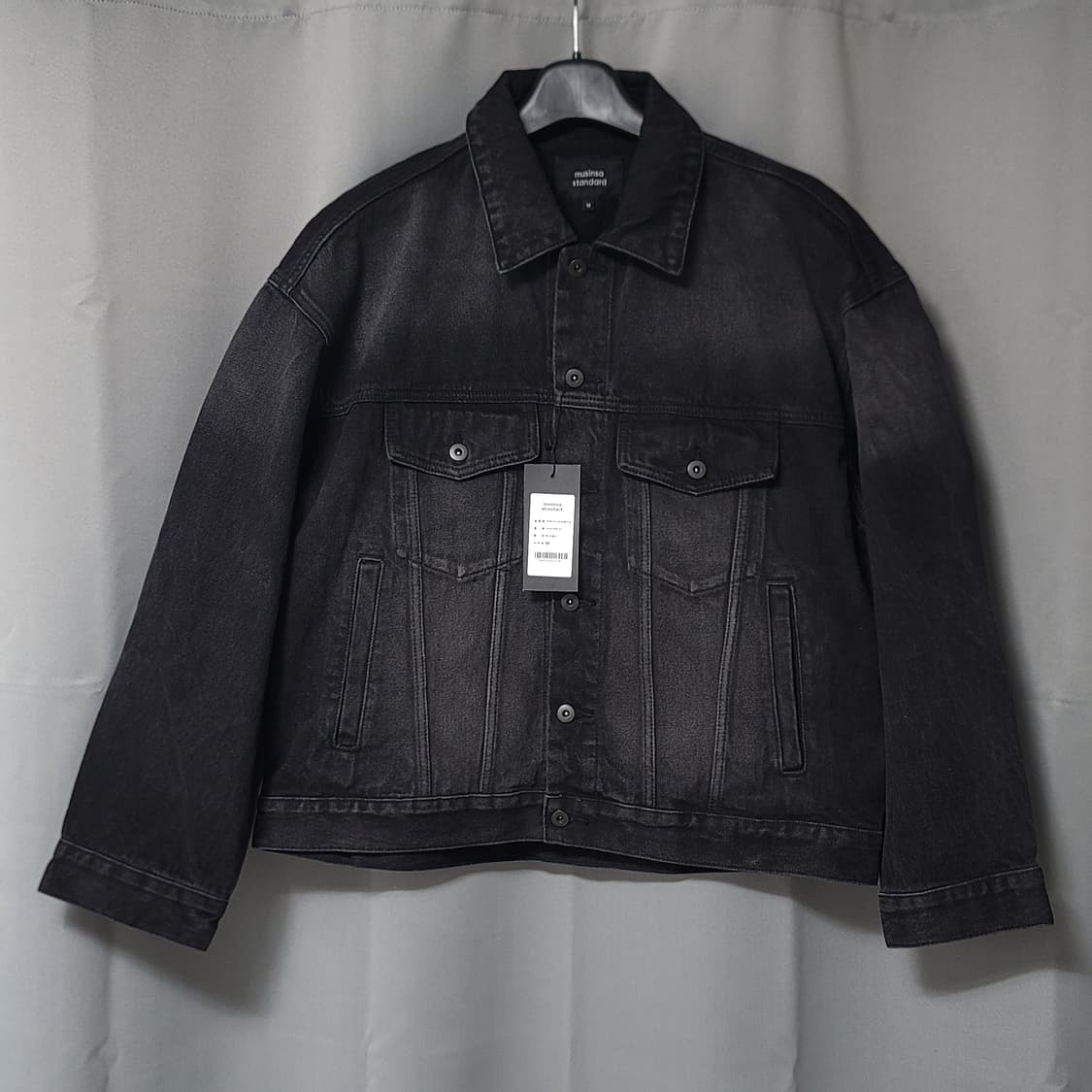 무신사스탠다드 엑스트라 오버사이즈 데님자켓 M 새제품 상품이미지1