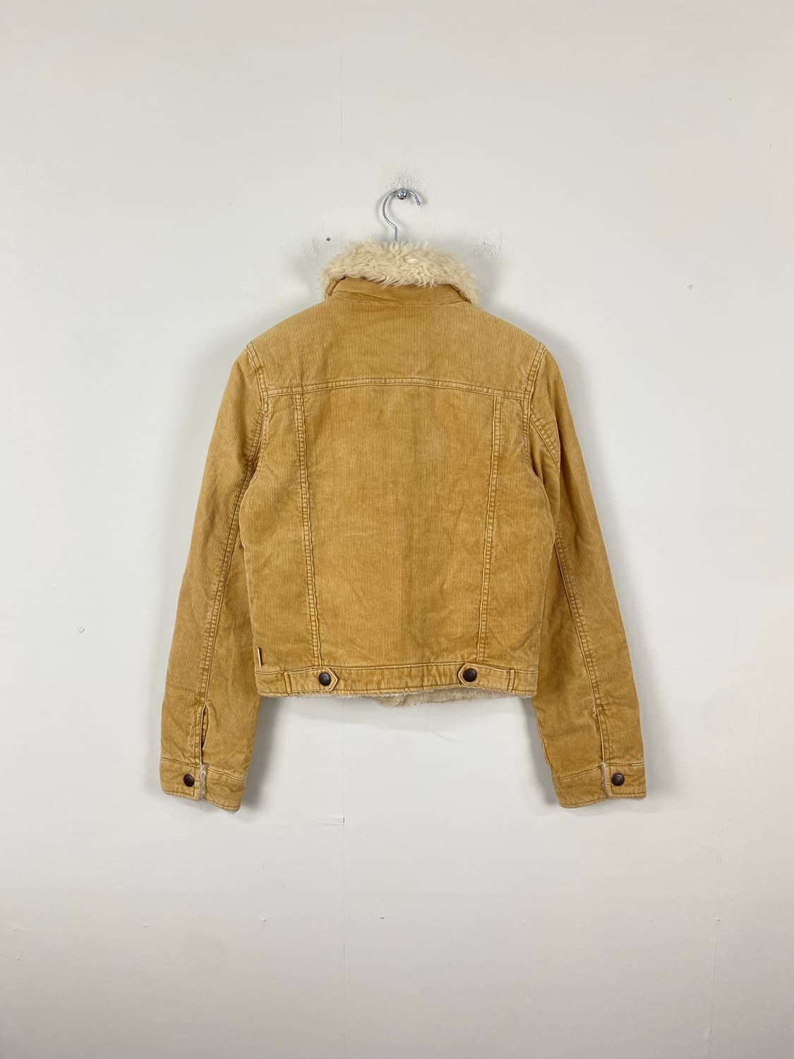 아베크롬비 코듀로이 양털 쉐르파 크롭 자켓 XL 상품이미지2