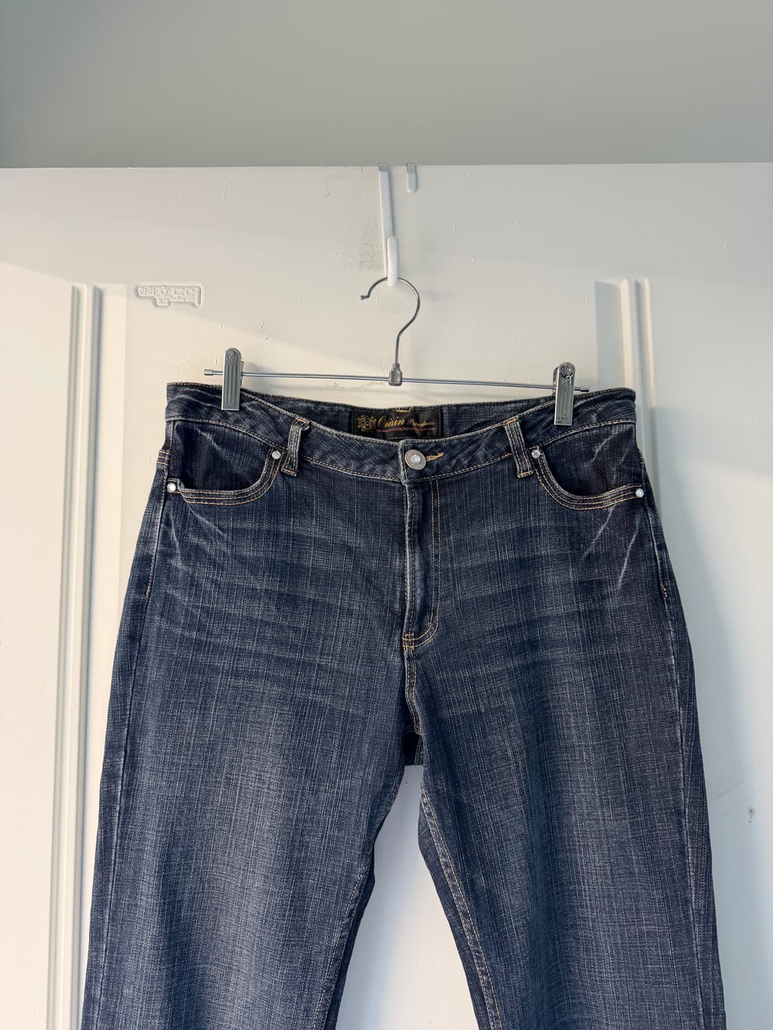일본빈티지 Oririn 자수 부츠컷 데님팬츠 상품이미지7