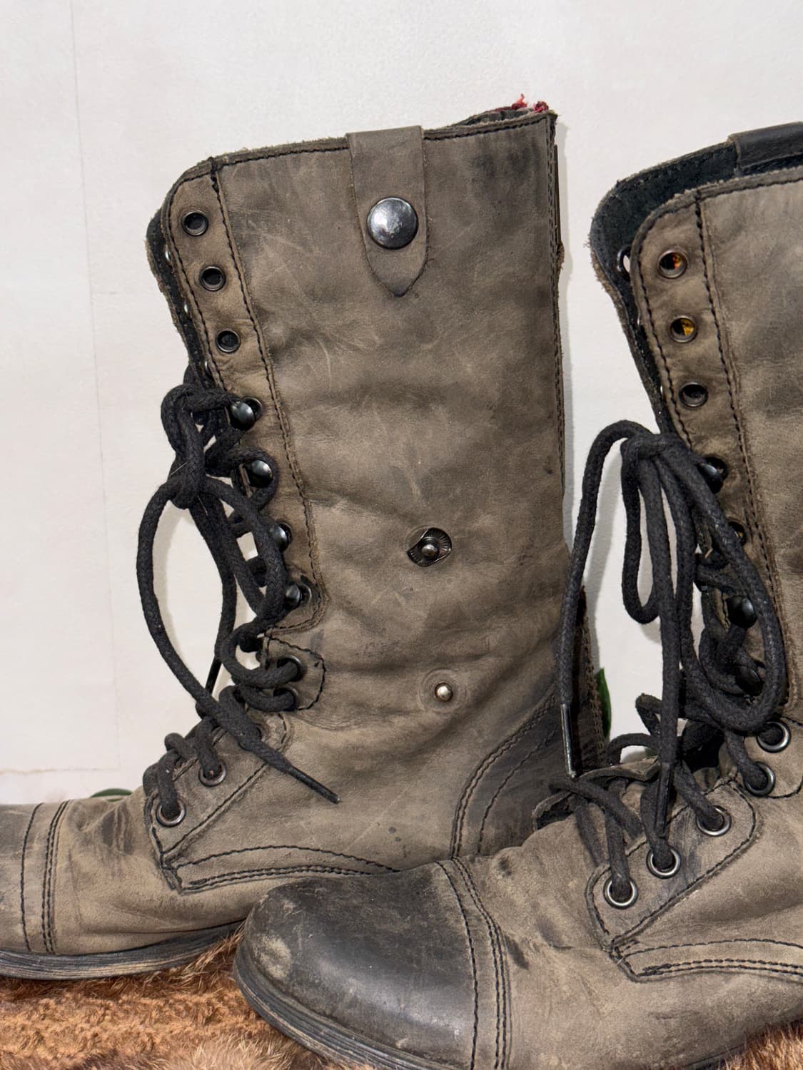 Steve madden button military boots 상품이미지6
