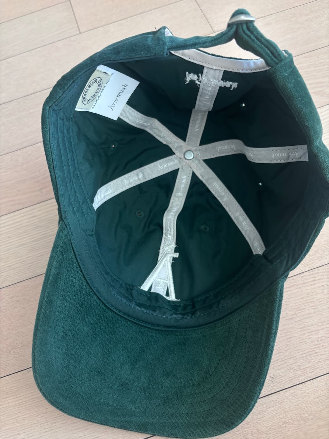 아비에무아 강민경 벨벳 볼캡  상품이미지2