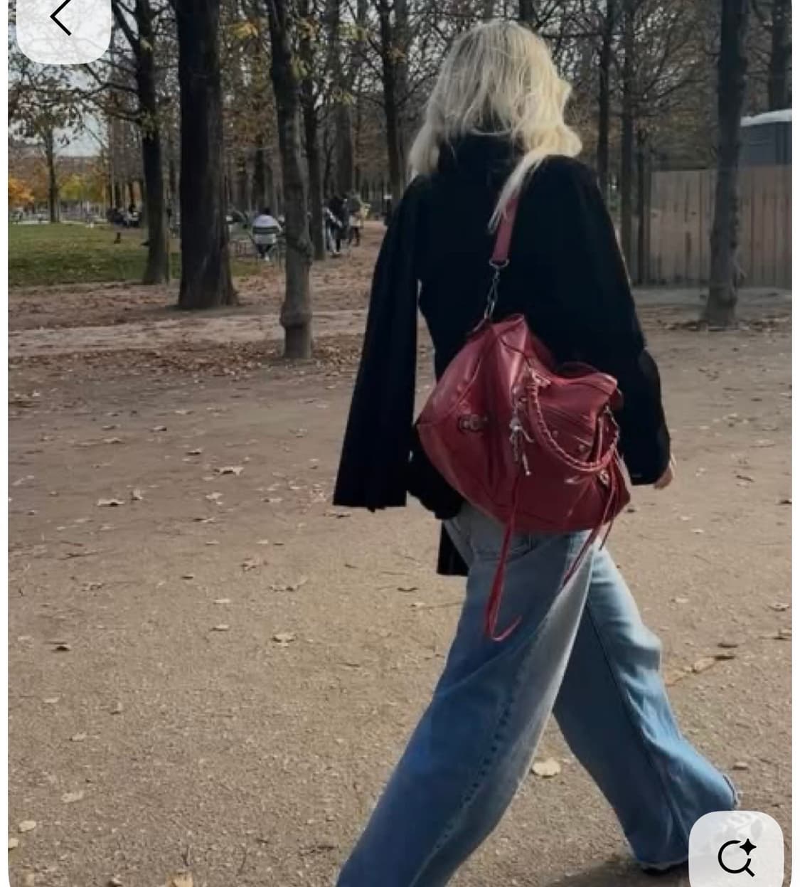 발렌시아가 모터백 버건디 상품이미지1