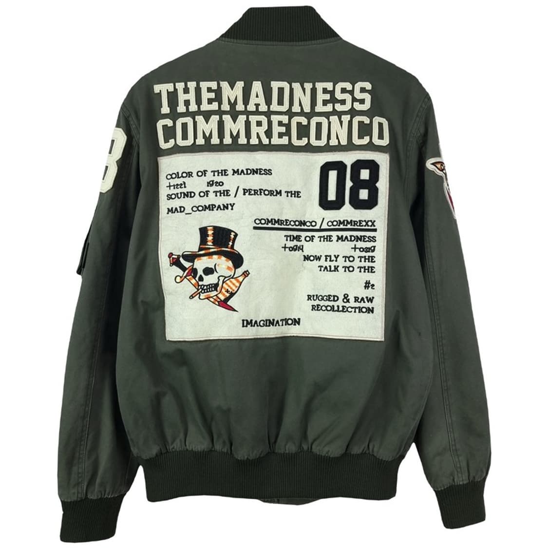 [더 매드니스] 빈티지 패치 MA-1 항공점퍼 봄버 자켓 M18808 상품이미지3