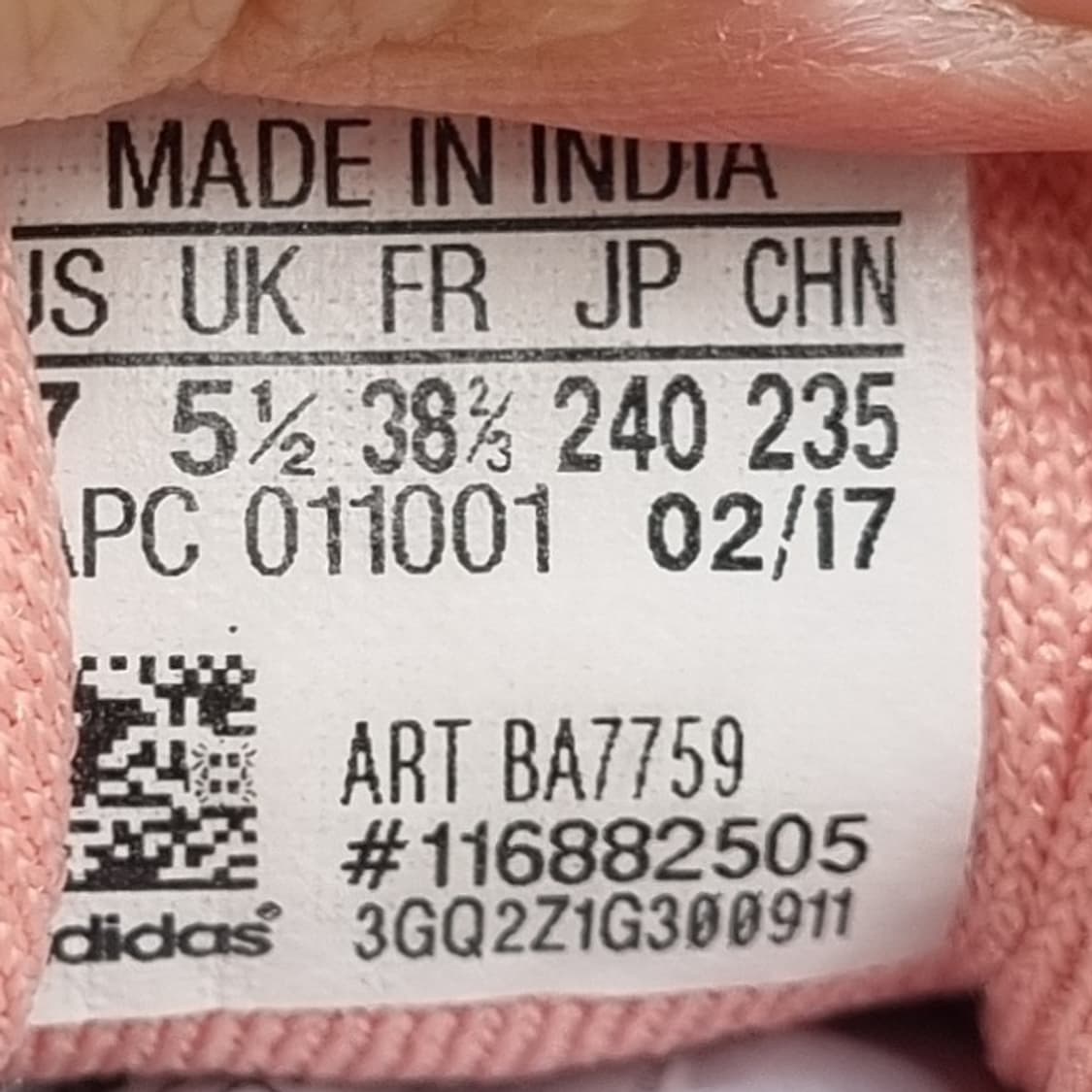 아디다스 플레시백 핑크런닝화 240 상품이미지6