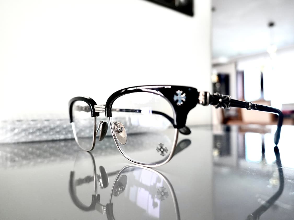 크롬하츠 보넨노이슈어2 블랙/브러쉬드실버 안경 상품이미지5