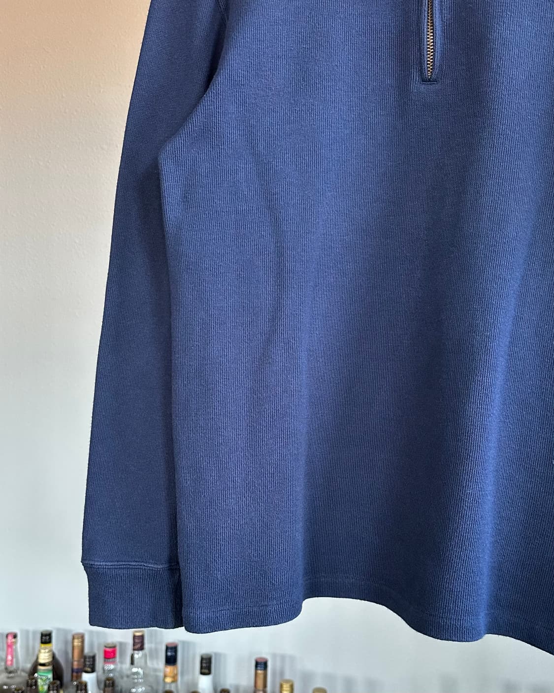 [S]폴로 랄프로렌 하프집업 코튼 니트 네이비 상품이미지5