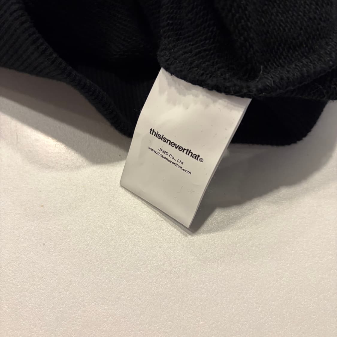 [S] 디스이즈네버댓 블랙 스웻 맨투맨 티셔츠 D609 상품이미지7