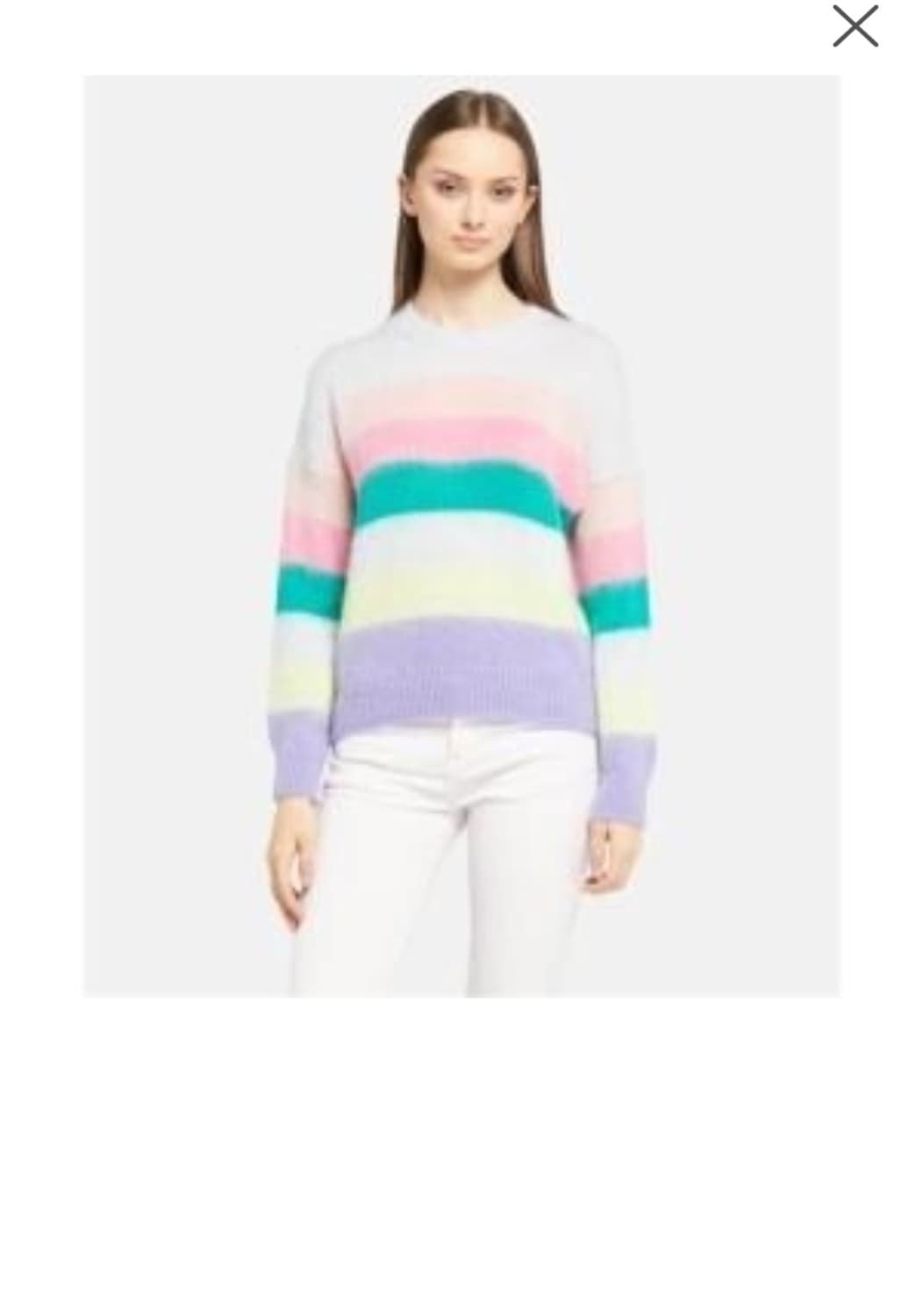마쥬 MAJE  컬러 스트라이프 모헤어 니트 1사이즈 상품이미지1