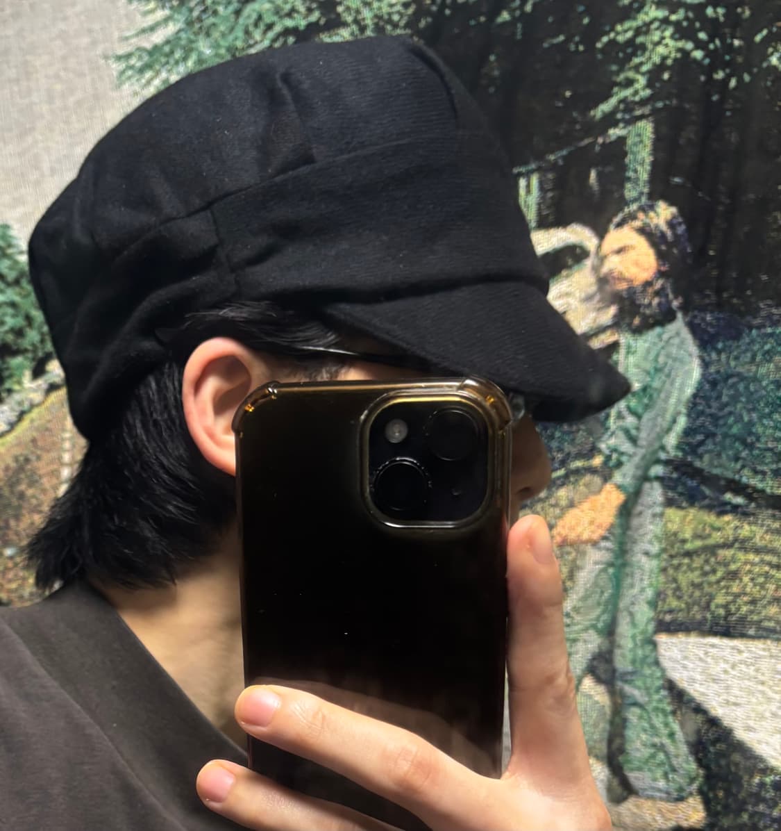 Coeur 울 캐스킷 블랙 상품이미지1