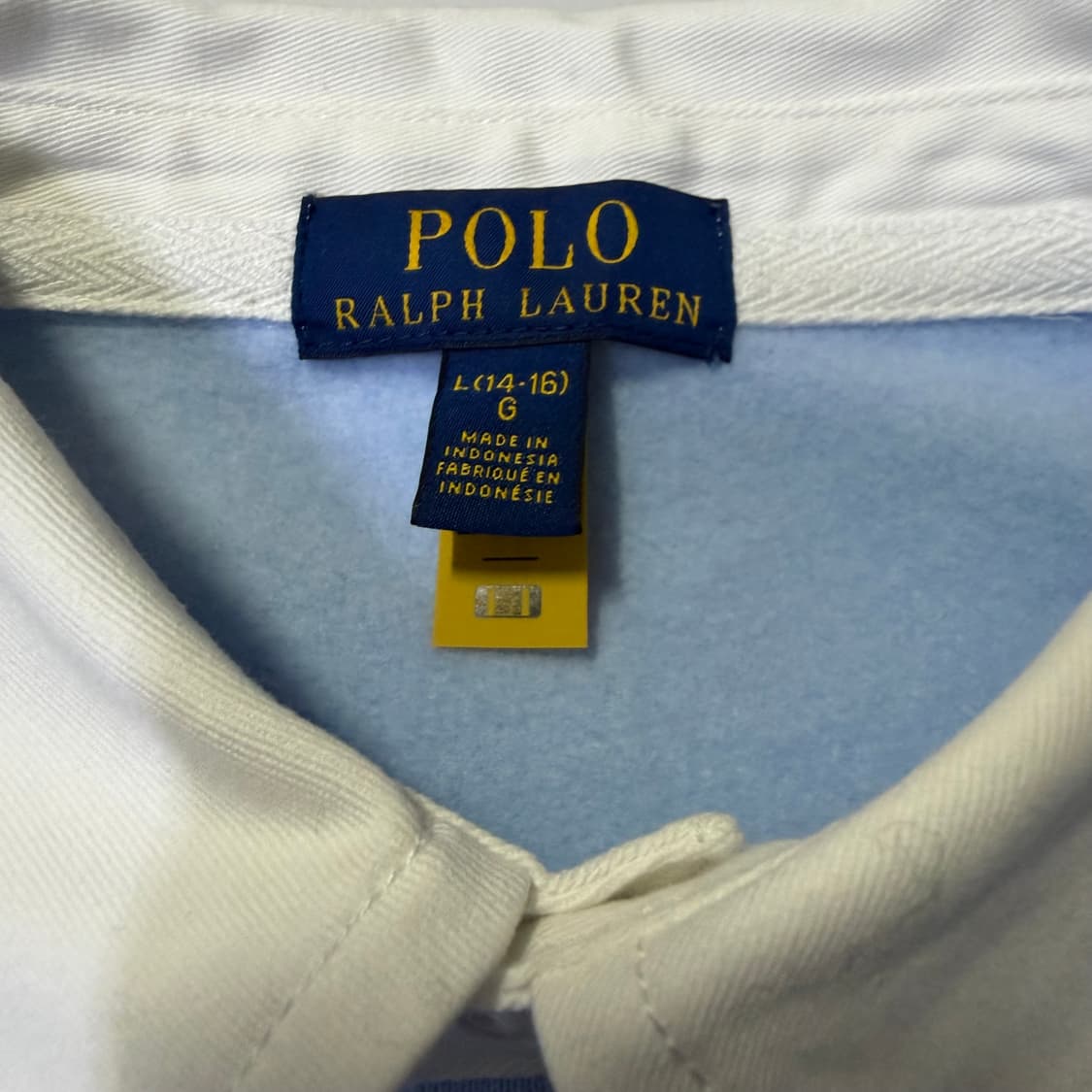 폴로 랄프로렌 스카이블루 럭비셔츠 상품이미지4