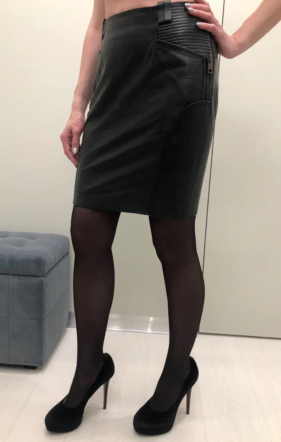 GUCCI 구찌 스커트(레더)38 사이즈-해외발송 상품이미지2