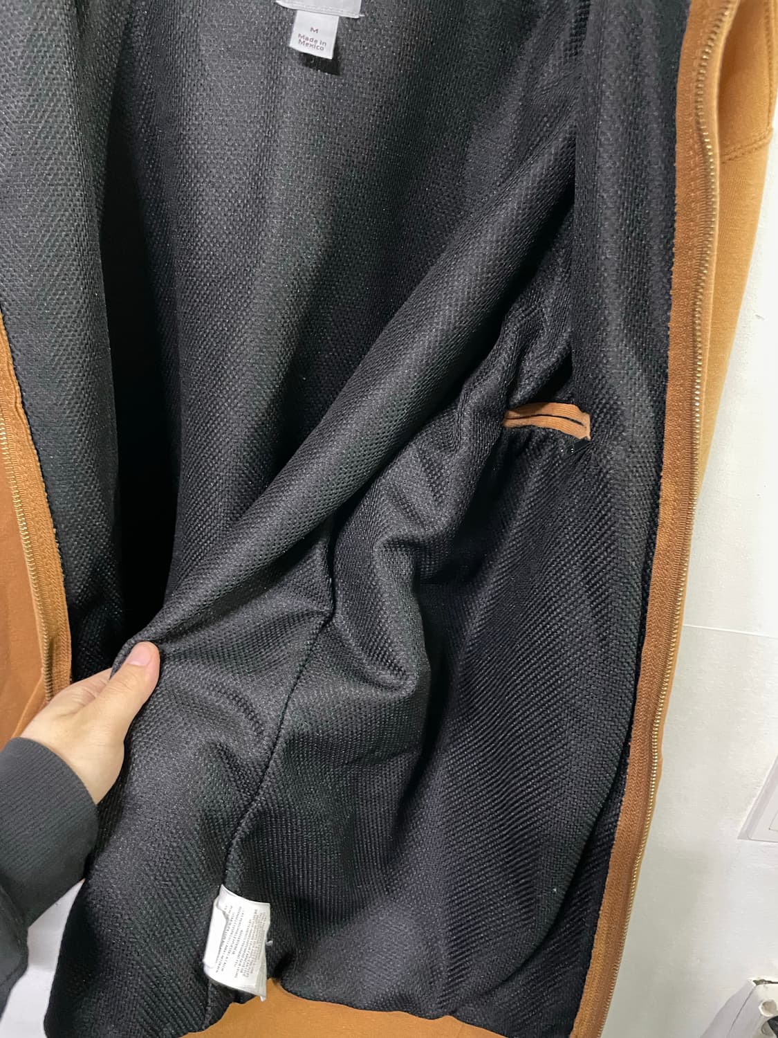 칼하트 써멀후드집업 레인 디펜더 자켓 100-105 멕시코 생산모델 상품이미지9