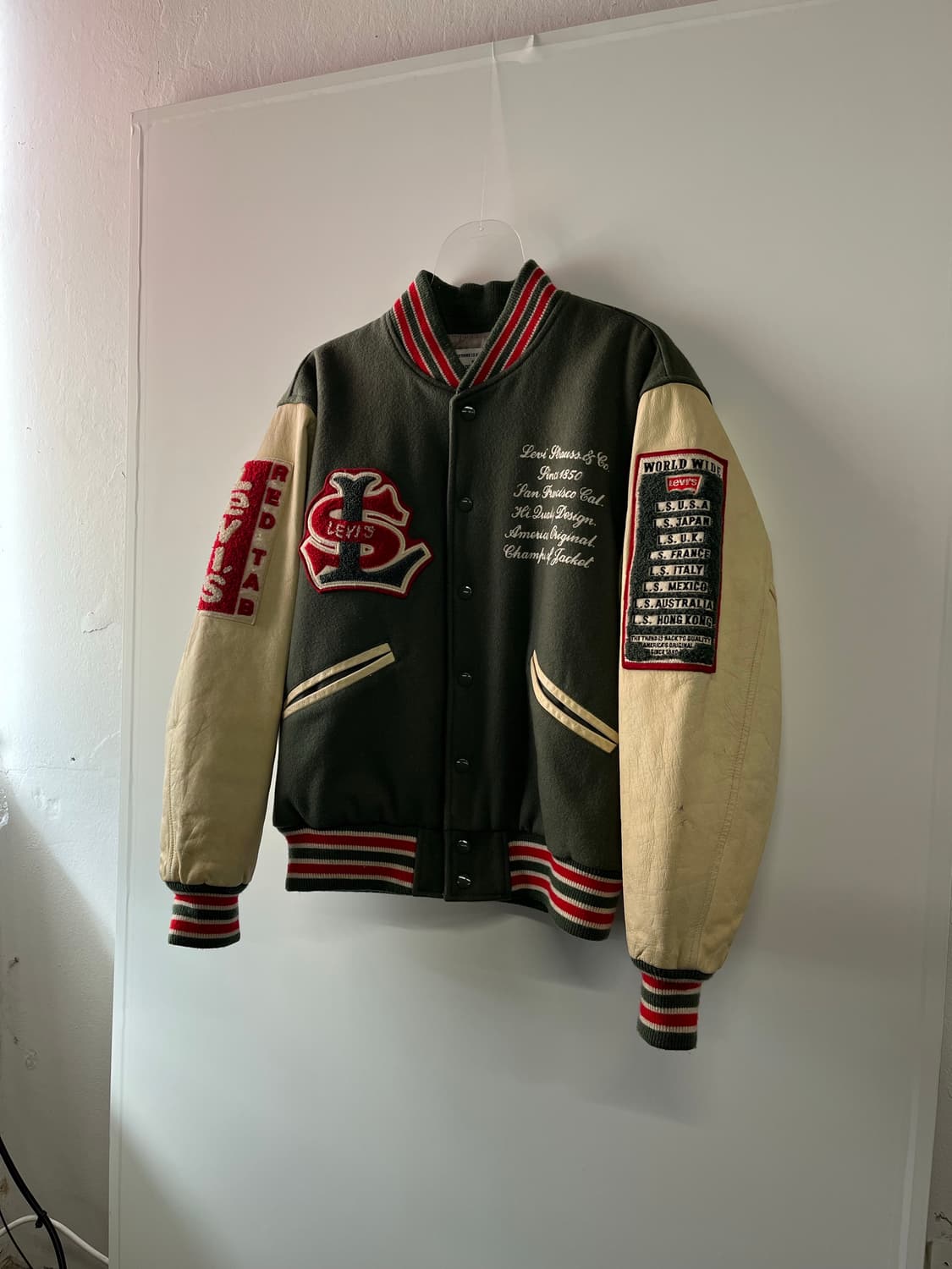 8-90s 리바이스 월드와이드 바시티 자켓 상품이미지2