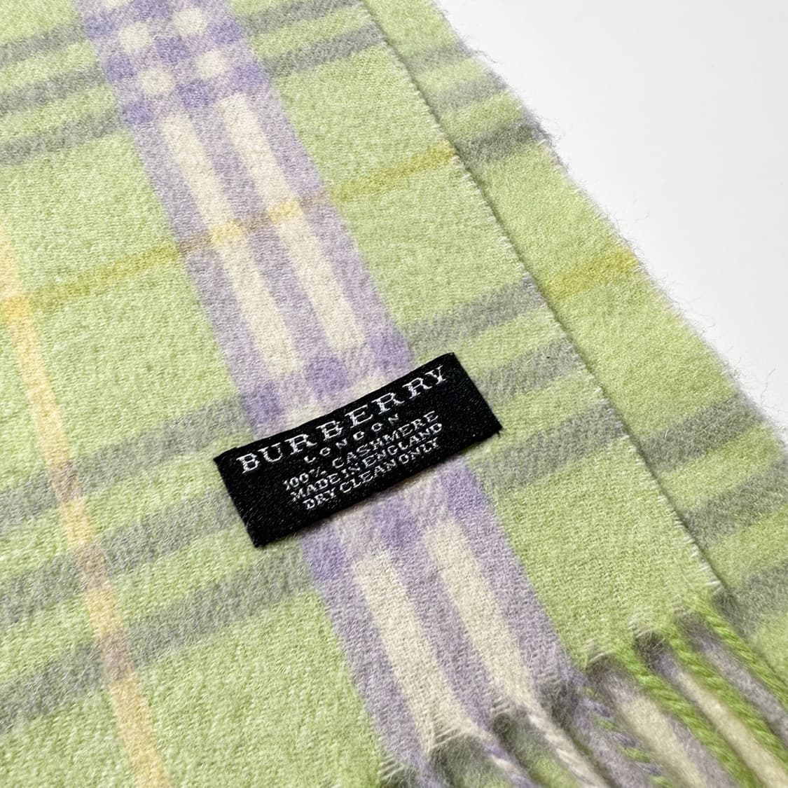 버버리 캐시미어 100% 체크 머플러 목도리 상품이미지3