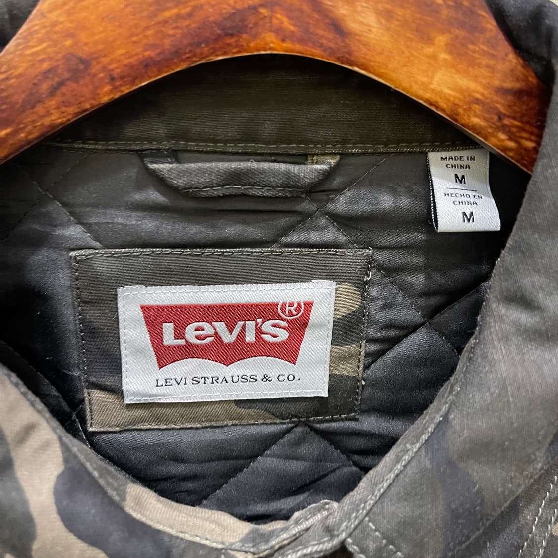 리바이스 카모 셔츠자켓 상품이미지2