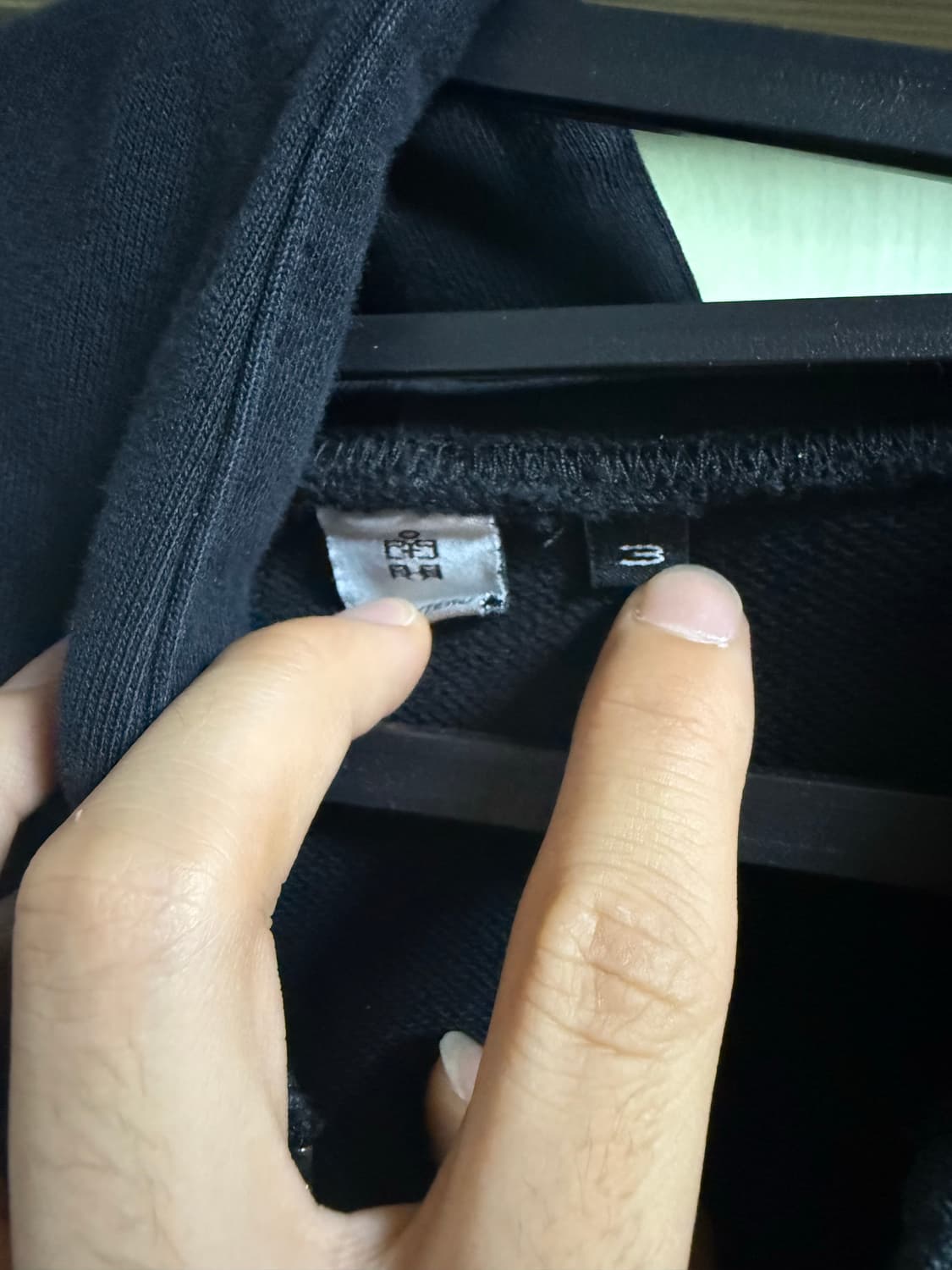 폴리테루 핫 스터프 후드집업 블랙 3사이즈 상품이미지2