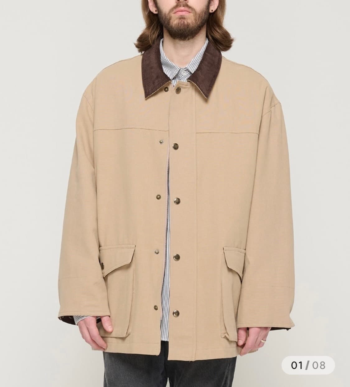 카고브로스 캔버스 워싱 워크 자켓 상품이미지3