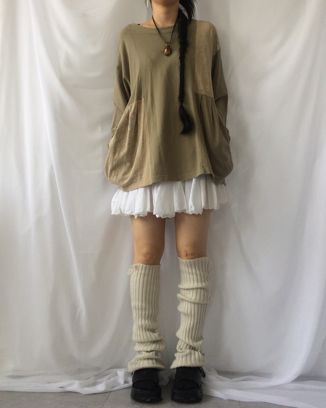 Oriental mood balloon fit onepiece 상품이미지8