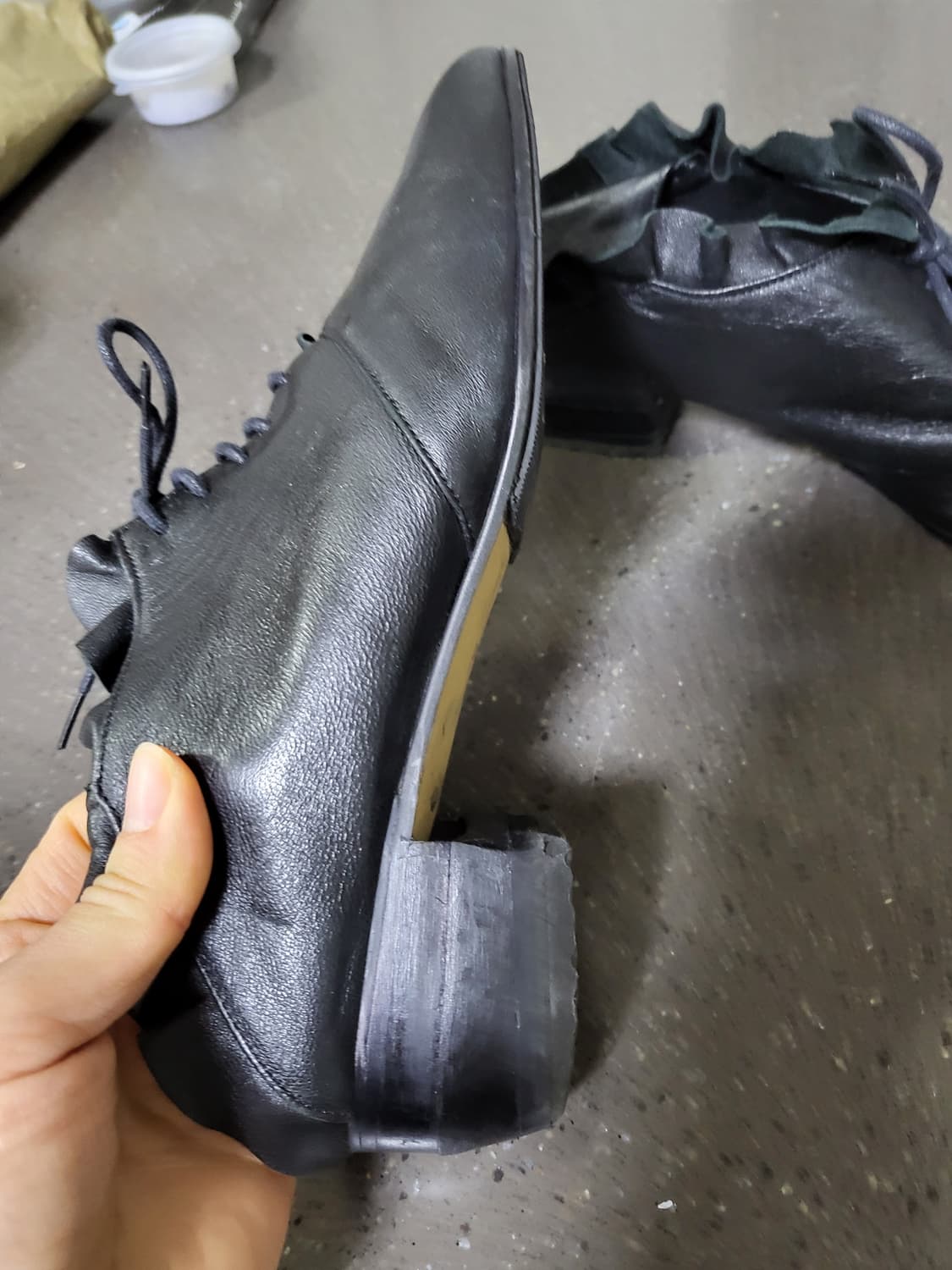 수입 편집샵 천연가죽 로퍼 겸 슬리퍼 225-240 드레스슈즈 상품이미지8