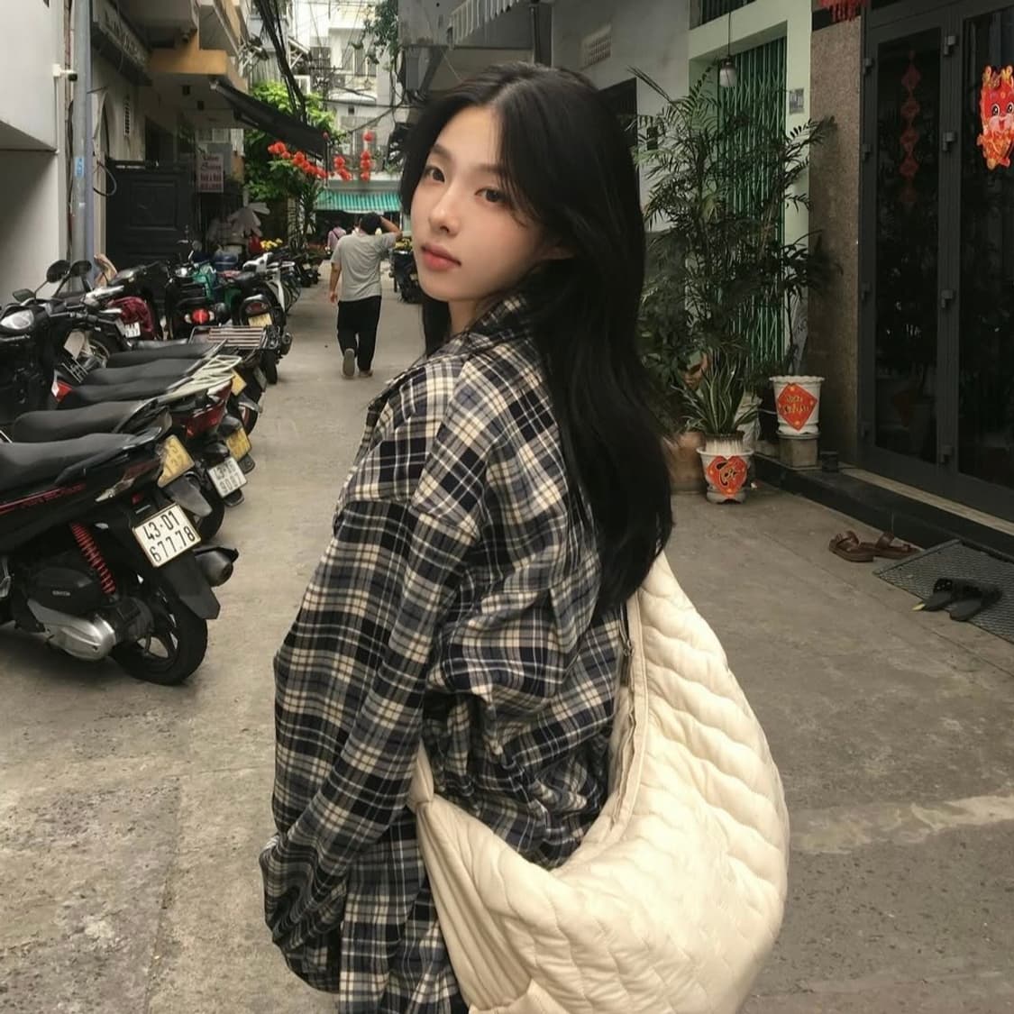 아워캐비넷 heavy check shirts 상품이미지3