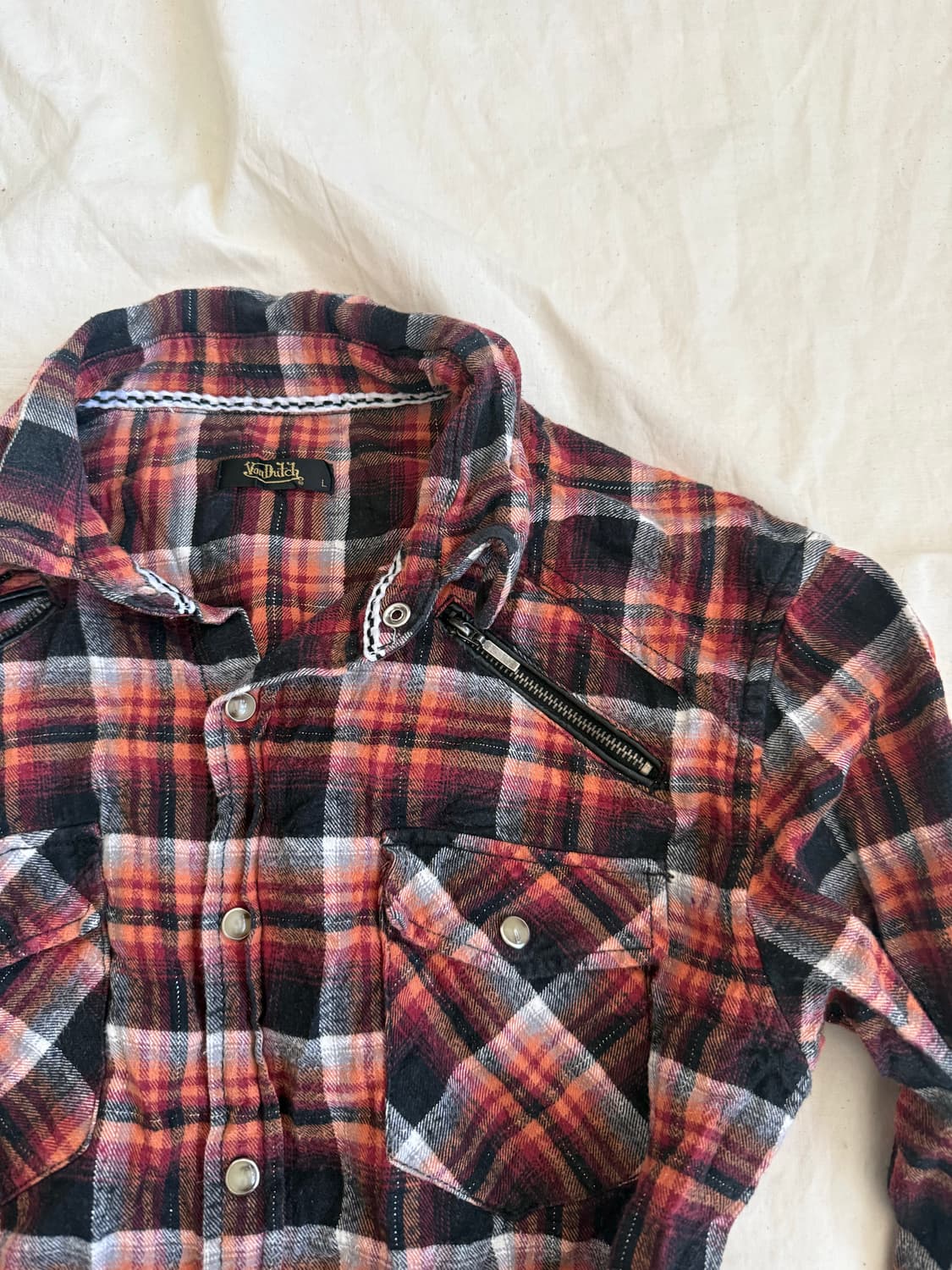 본더치 y2k 너드 체크셔츠 상품이미지4