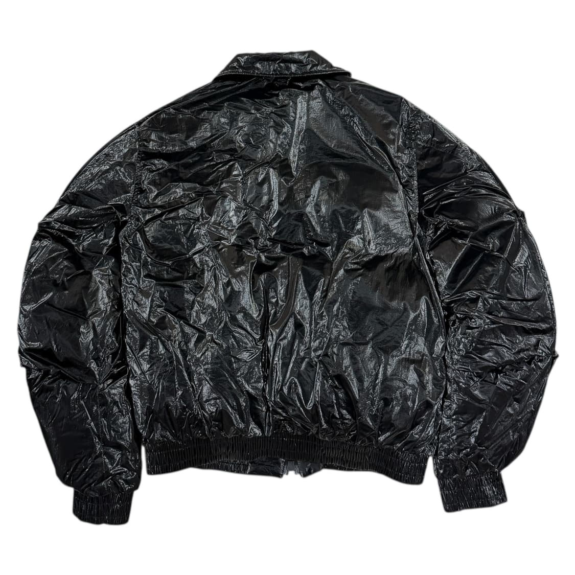 아이러니 포르노 유광 나일론 패딩 점퍼 자켓 M 상품이미지2