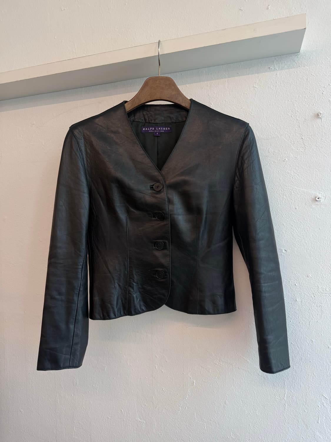 랄프로렌 퍼플라벨 양가죽자켓 상품이미지2