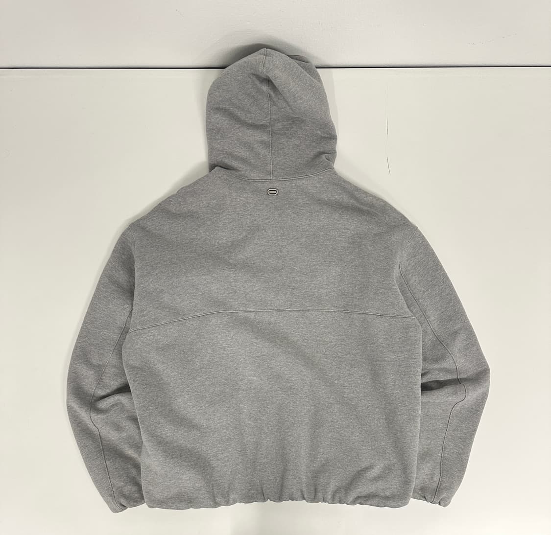 25f/w 그레이 레더 슬라이드 후드 집업(50) 상품이미지3