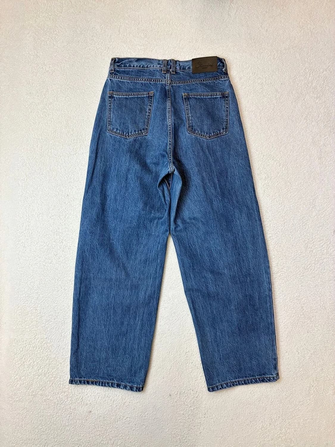 비슬로우 콘밀 원턱 와이드 데님 팬츠 PN6196 상품이미지5