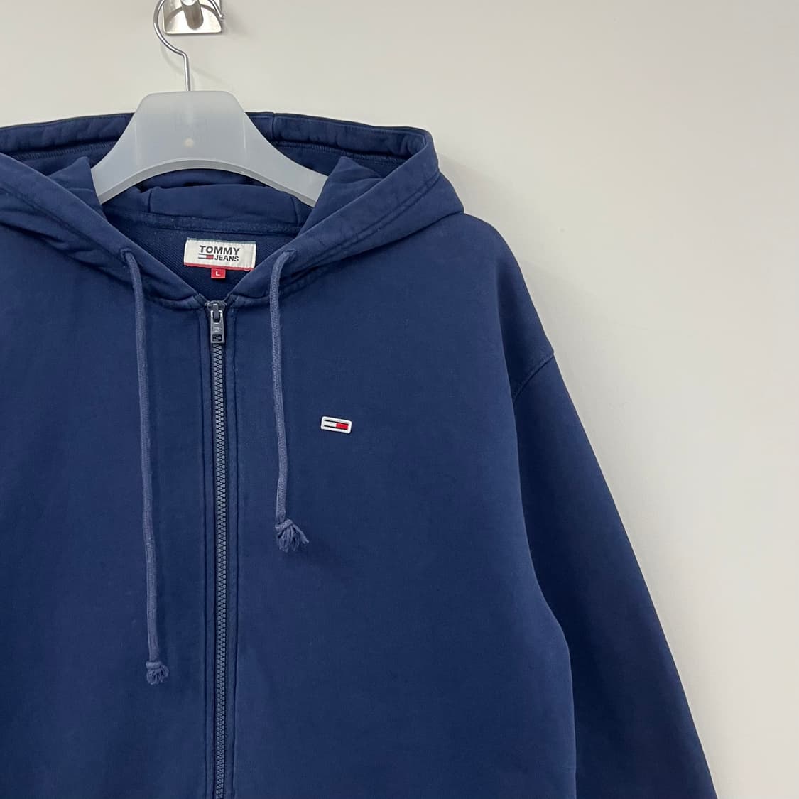 타미힐피거 자수로고 네이비 후드집업 상품이미지4