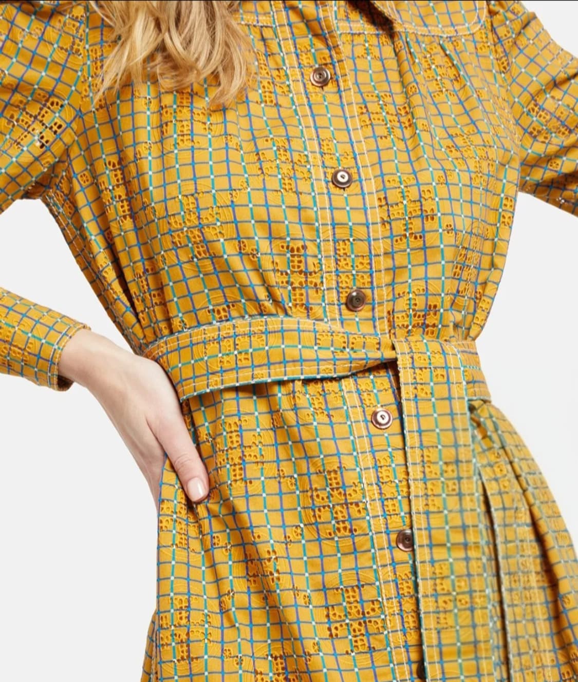 토리버치 엠블럼자수 아일렛 원피스 6사이즈(구입가148만원) 거의새거 상품이미지4