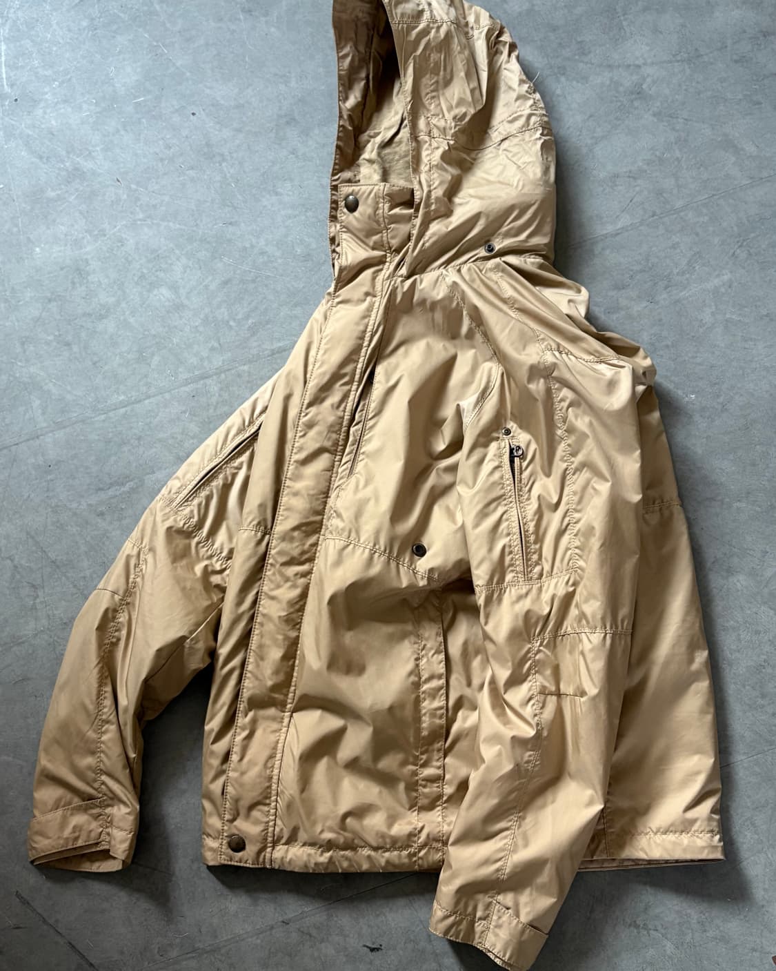 Polo 폴로 랄프로렌 베이지컬러 폴리쉘 후드 자켓 상품이미지2